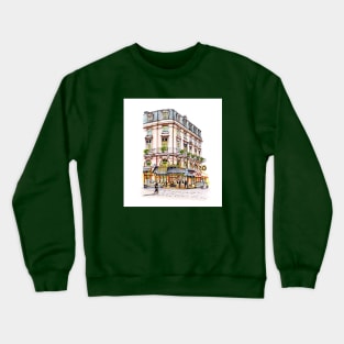 Paris Cafe Crewneck Sweatshirt